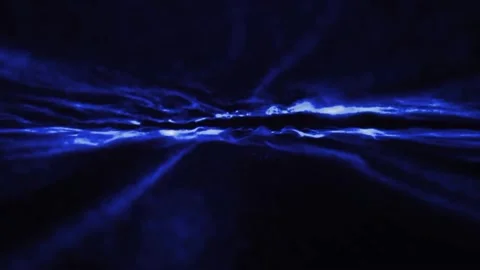 Blue Glittering Lights Animation  Video stock 234090993
