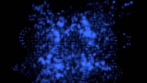 Blue Glittering Lights Animation Loop 스톡 동영상 218977854