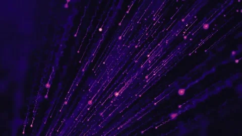 Blue Glittering Lights Lines Background Animation  Stock Footage 240540222