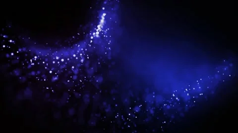 Blue Glittering Particles Animation Background  Stock-Footage 238688159