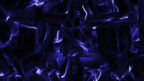 Blue Glittering Sphere Animation  Video stock 234021112