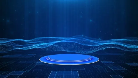 Blue global digital globe background dotted Earth, world map silhouettes, code Stock Footage 334127914