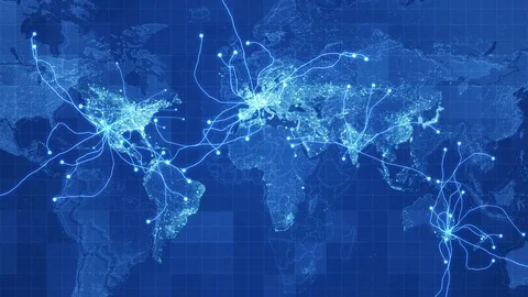 Blue Global Maps Network Rollback Vidéo 75327439