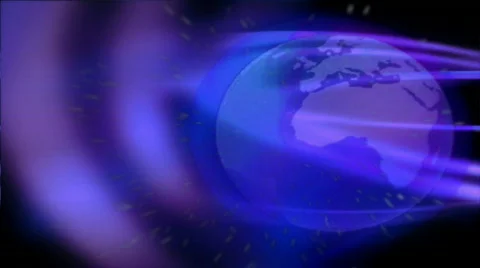 Blue Globe HD 15 Video stock 622499