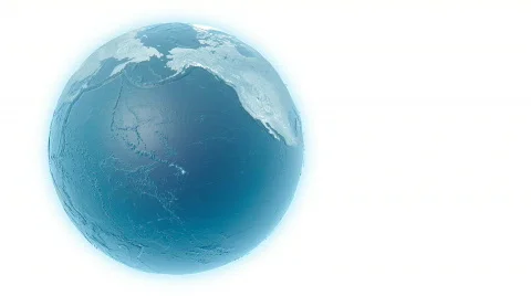 Blue globe HD Vídeo Stock 348513