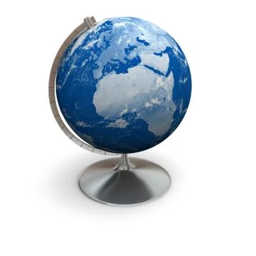 Blue globe Stock Illustration