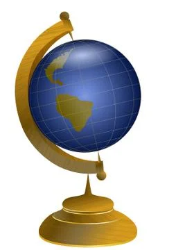 Blue globes Stock Illustration