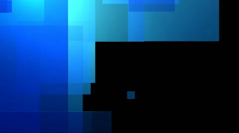 Blue glossy blocks Stock Footage 51715684