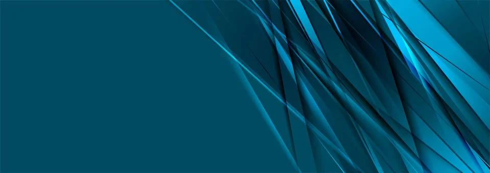 Blue glossy stripes abstract tech corporate background Illustrazione stock