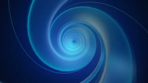 Blue glossy twirly Stock-Footage 54687528