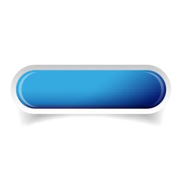 Blue glossy web bar button vector Illustrazione stock