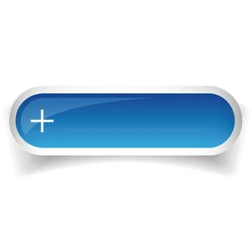 Blue glossy web bar button vector 스톡 일러스트