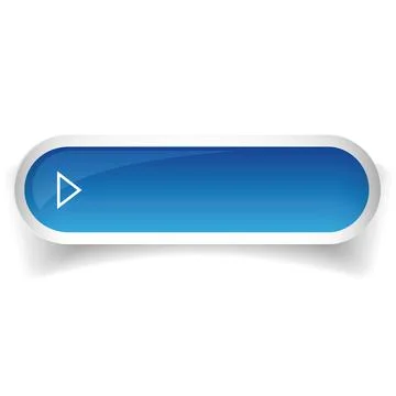 Blue glossy web bar button vector 스톡 일러스트