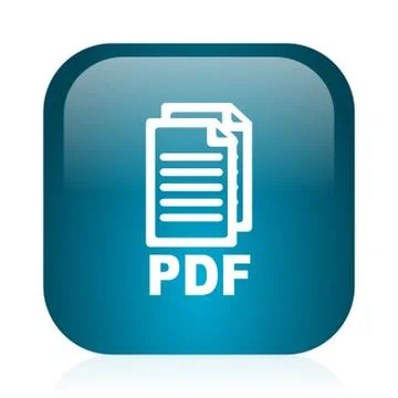 Blue glossy web icon Stock Illustration