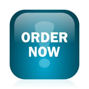 Blue glossy web icon Stock Illustration