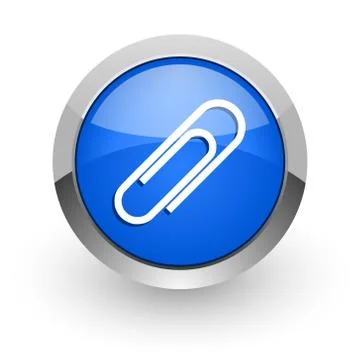Blue glossy web icon Stock-Illustration