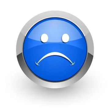 Blue glossy web icon 库存插图