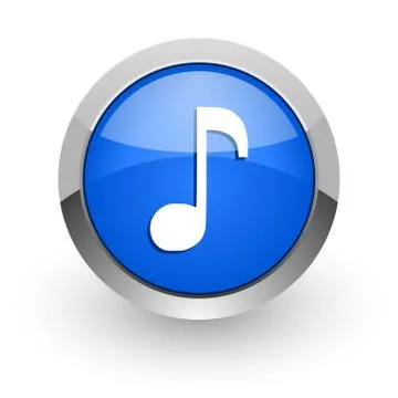 Blue glossy web icon Illustrazione stock
