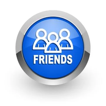 Blue glossy web icon Illustrazione stock