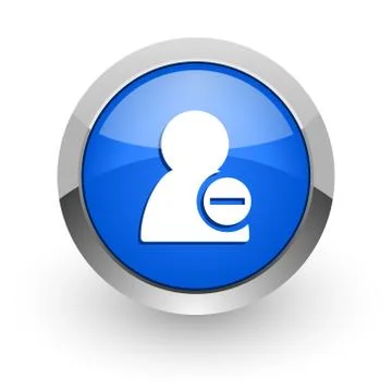 Blue glossy web icon 스톡 일러스트