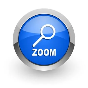 Blue glossy web icon Illustrazione stock