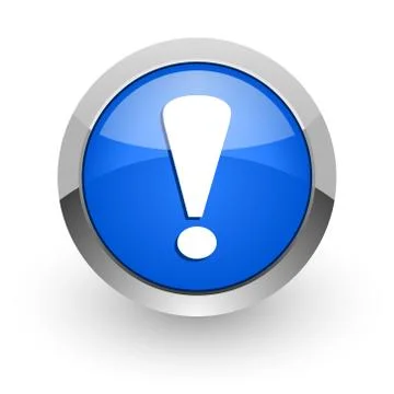 Blue glossy web icon Stock-Illustration
