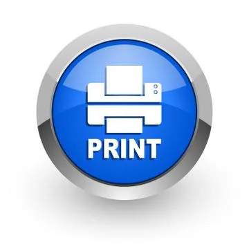 Blue glossy web icon 库存插图