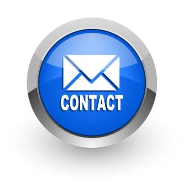 Blue glossy web icon Stock-Illustration