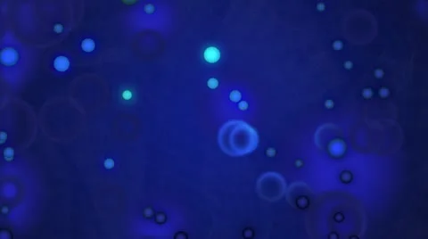 Blue glow bubbles motion background Stock Footage 12661635