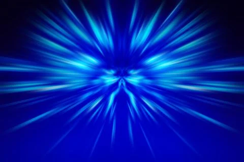 Blue glow on a dark background Stock Photos