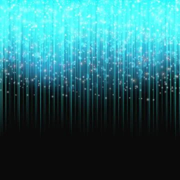 Blue glow with sparkles Stock Illustration