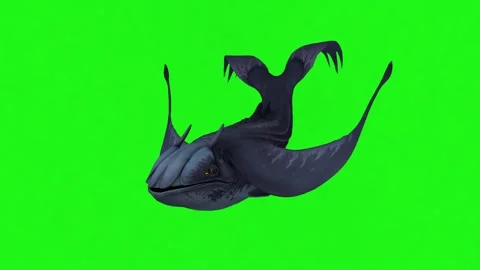 This is a blue glow whale Video stock 322178527