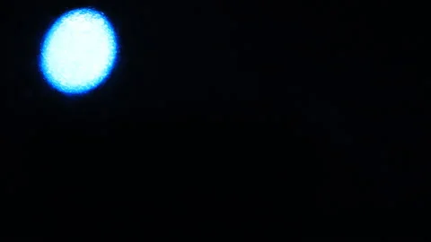 Blue glowing ball on a black background. Stock Footage 104568855