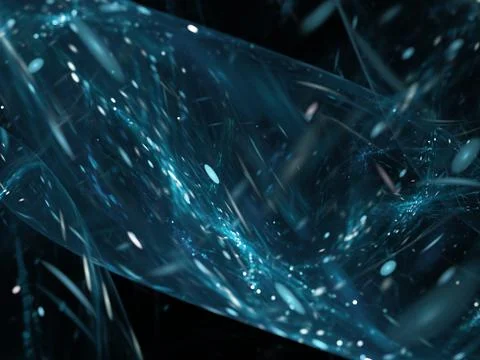 Blue glowing big data analysis イラスト素材