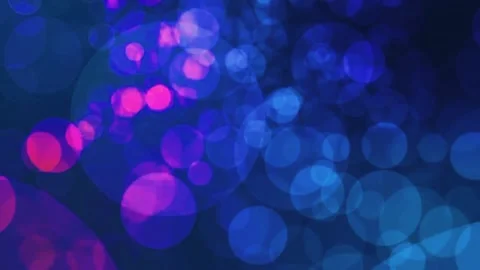 Blue Glowing Bokeh Background Animation Loop  Video stock 236671390
