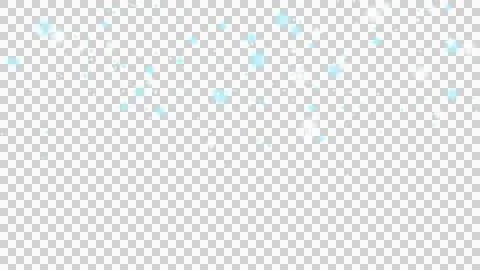 Blue Glowing Bokeh Lights And Stars PNG , isolated on transparent background Stock Illustration