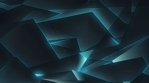 Blue Glowing Dark Lines Stock Footage 99107032