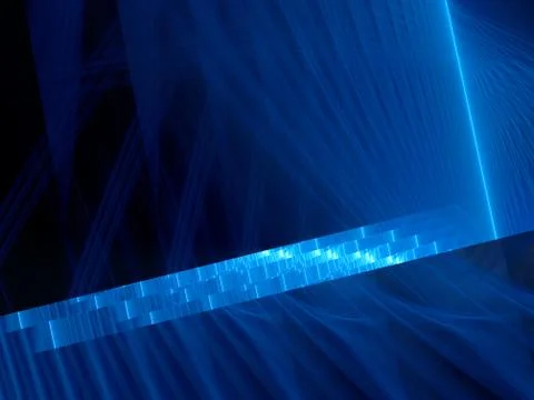 Blue glowing dna sequence background Stock Illustration