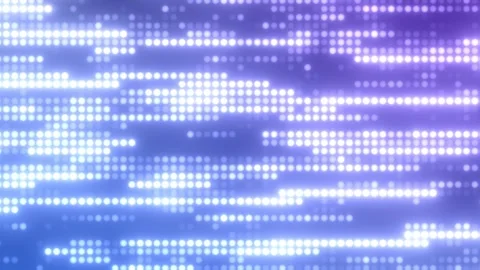 Blue glowing dot matrix with vertical light columns, abstract digital techn.. Stock Footage 330080769