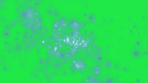 Blue Glowing Energy Particle Effect Animation Green Screen Background Video stock 303384977