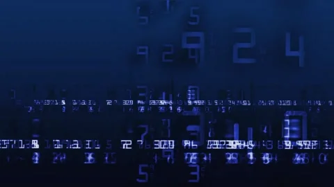 Blue Glowing Exchange Background Animation  Stock-Footage 235537764