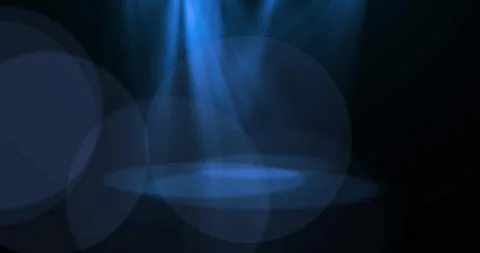 Blue Glowing Light Effect on Dark Background, Abstract Animation Stock Footage 342404835
