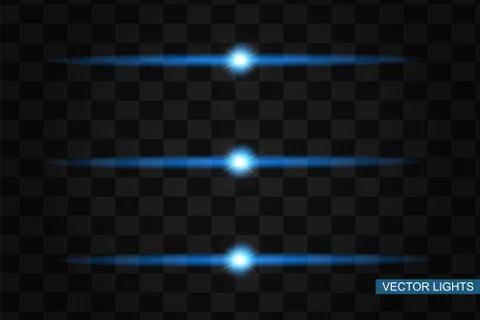 Blue glowing light Stock Illustration