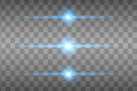 Blue glowing light Stock Illustration