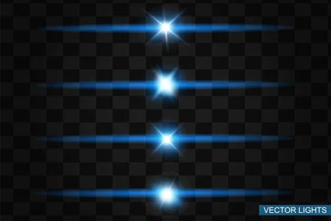 Blue glowing light Stock Illustration