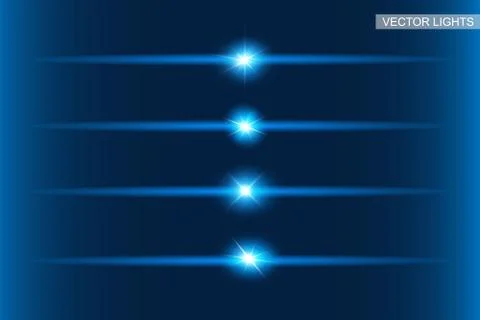 Blue glowing light Stock Illustration