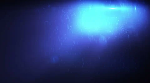 Blue glowing light  in the rain Stock Footage 60207572