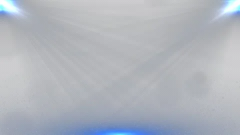 Blue-glowing light rays and swirling particles (Seamless Loop, with Alpha) Stock Footage 332924209