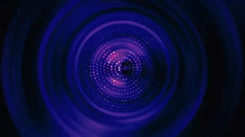Blue Glowing Lights Circling Loop  Video stock 231061762
