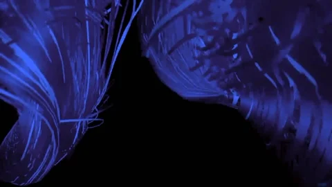 Blue Glowing Lights Lines Animation  Stock-Footage 234825014